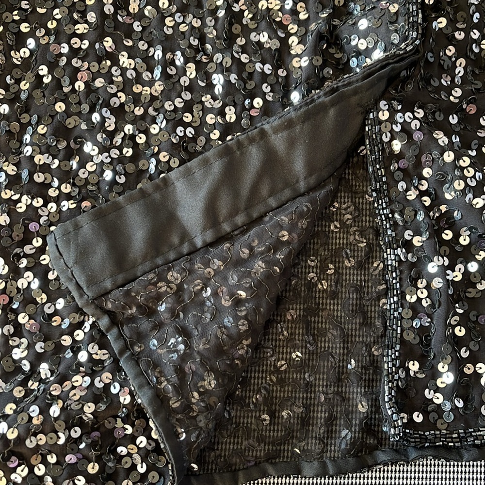 Judith Ann Creations Women’s Sequins Jacket Blouse L - Picture 5 of 12